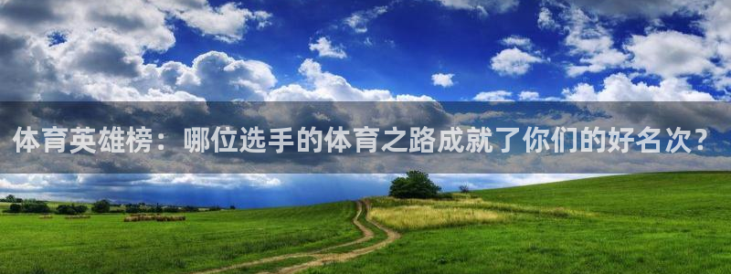 体育英雄榜：哪位选手的体育之路成就了你们的好名次？