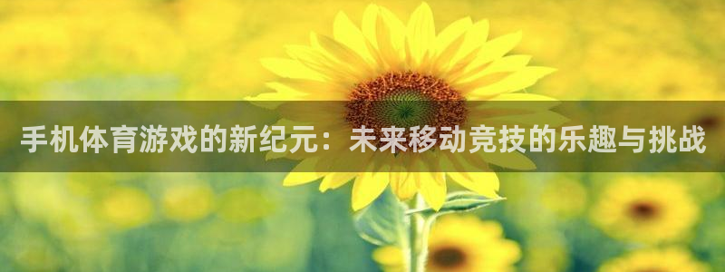 手机体育游戏的新纪元：未来移动竞技的乐趣与挑战