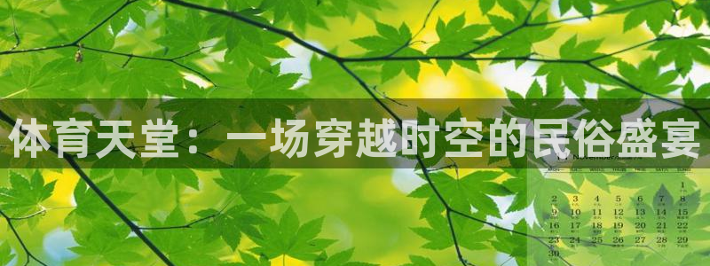 体育天堂：一场穿越时空的民俗盛宴