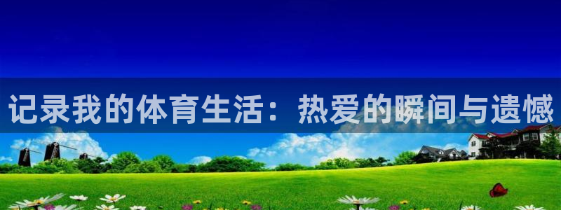 记录我的体育生活：热爱的瞬间与遗憾