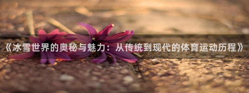 《冰雪世界的奥秘与魅力：从传统到现代的体育运动历程》